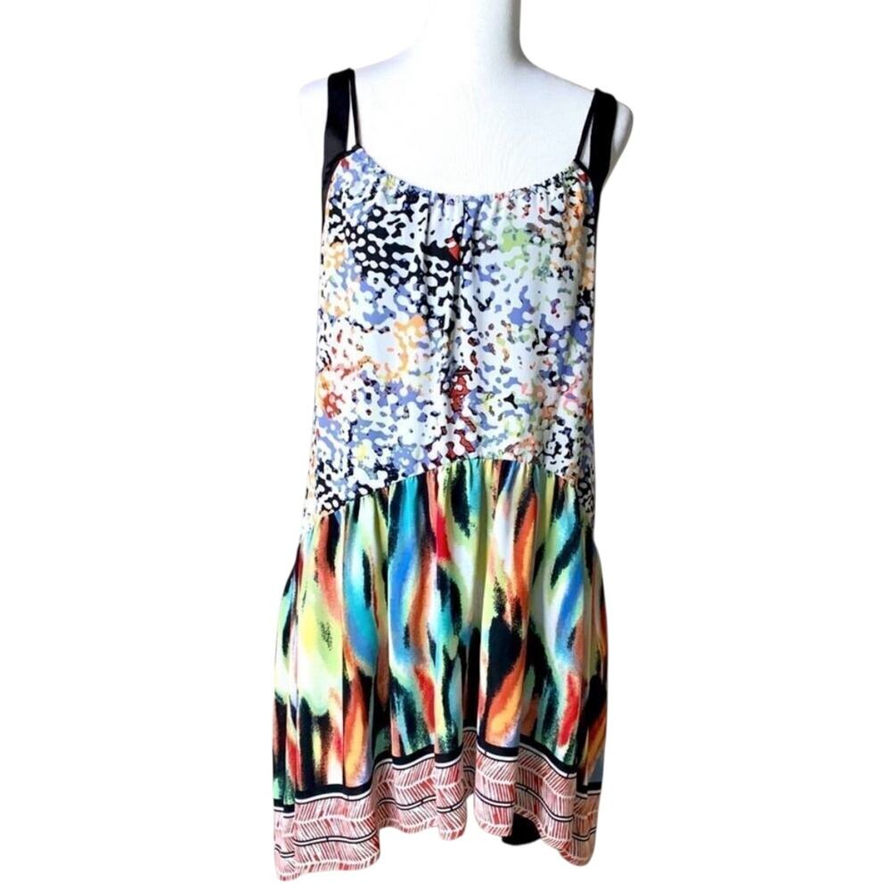BCBGeneration Asymmetrical Hem Slip Dress Sz Sm